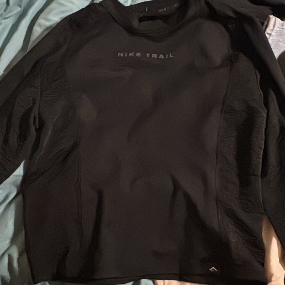 Nike Black Long Sleeve Trail Top